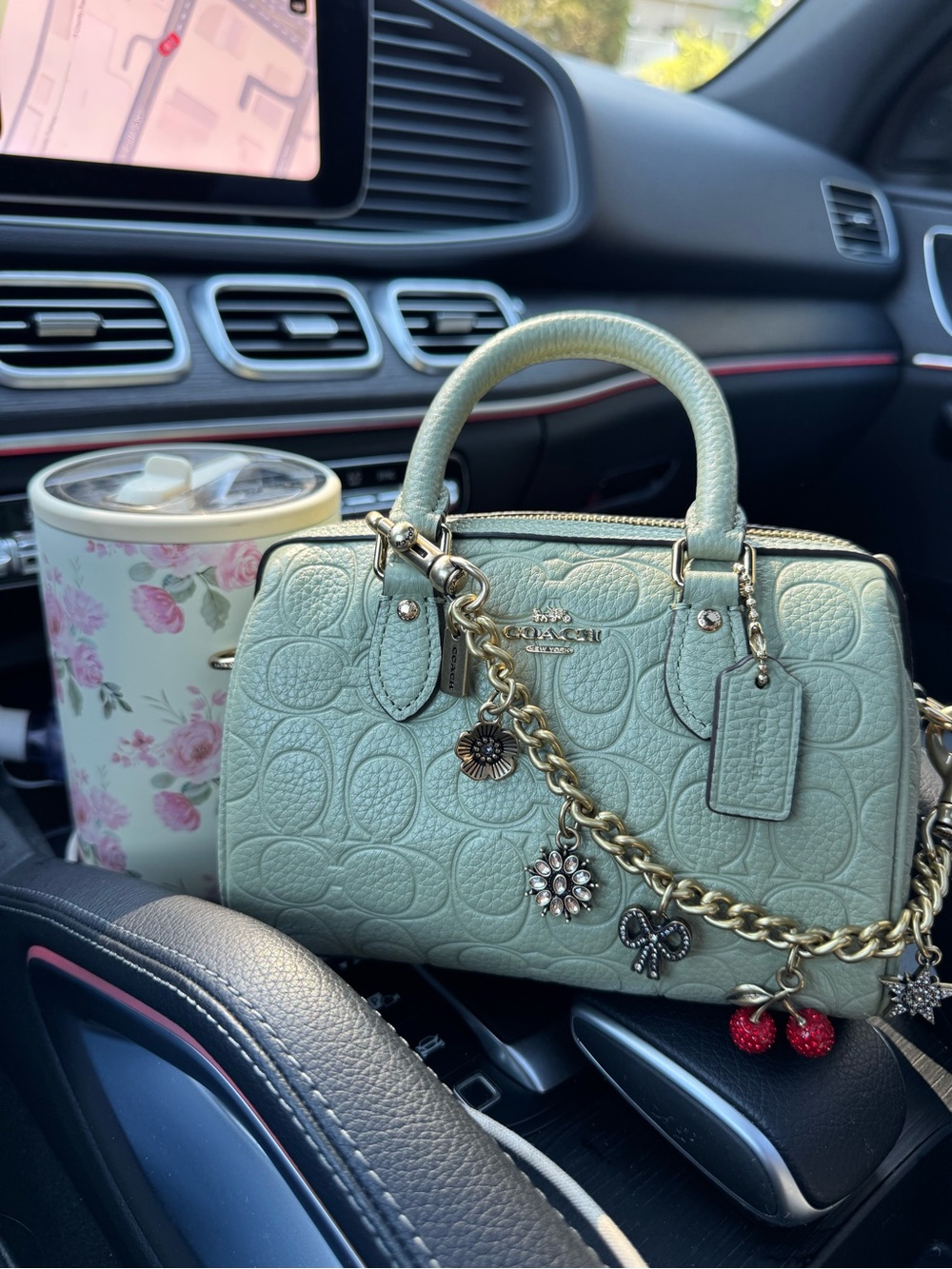 Mini Rowan Crossbody Bag In Signature Leather - Picture 3 of 5